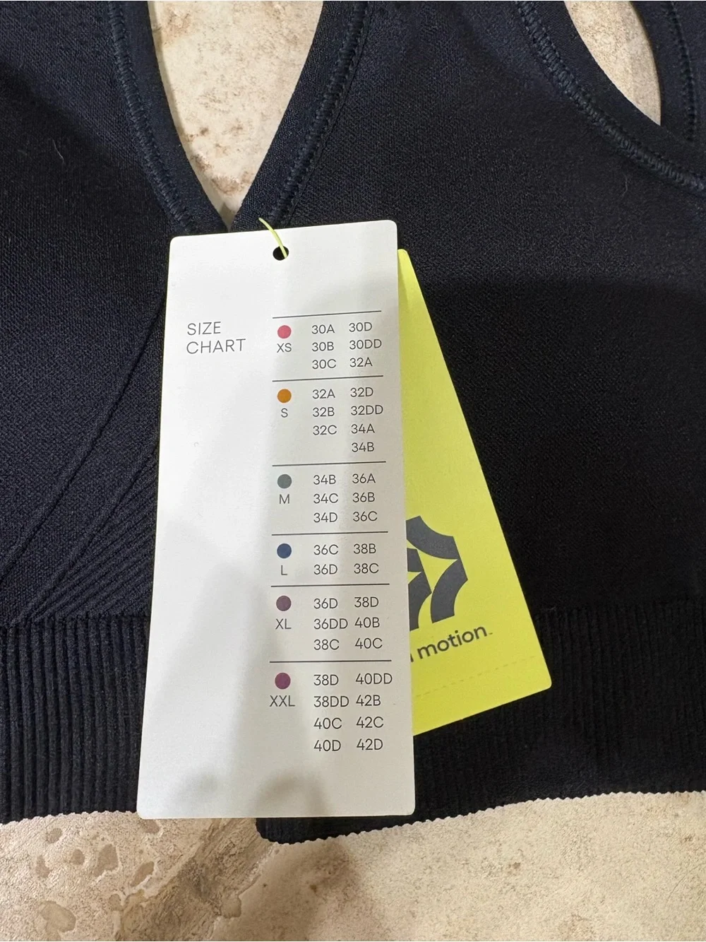All in Motion NWT Women’s Black Racerback Sports Bra Bundle of 2 size XS